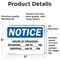 Signmission Hours Of Operation Receiving _ Am - _, 7 in W x Rectangle, Vinyl Decal OS-2PACK-NS-D-57-L-13545 - alternate 6